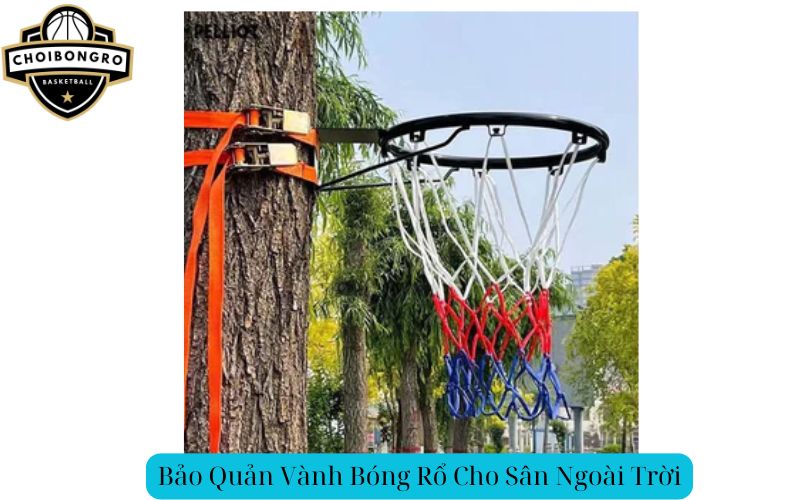 Bảo Quản Vành Bóng Rổ Cho Sân Ngoài Trời