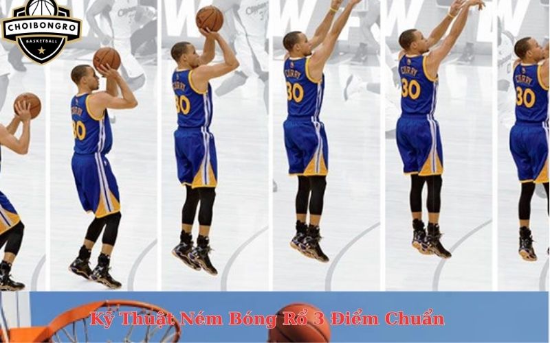 Kỹ Thuật Ném Bóng Rổ 3 Điểm Chuẩn